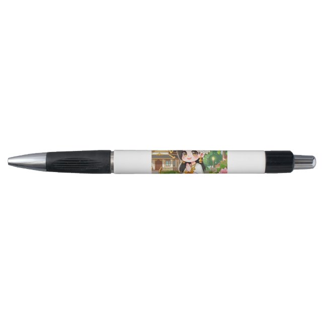 Niedlich Siamese Girl Ball Pen Kugelschreiber (Vorderseite)