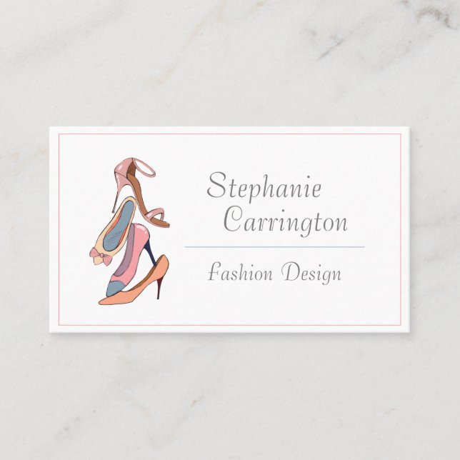Niedlich SimpleWatercolor Glam Your Name Typografy Visitenkarte (Vorderseite)