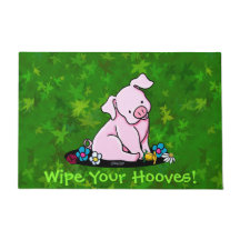 Niedlich Sitzen Hübsches PIG Doormat
