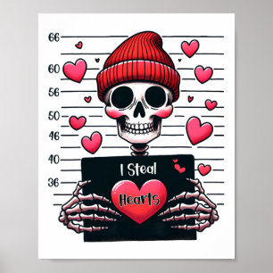 Niedlich Skeleton Mugshot I Stearts Skeleton Vale Poster