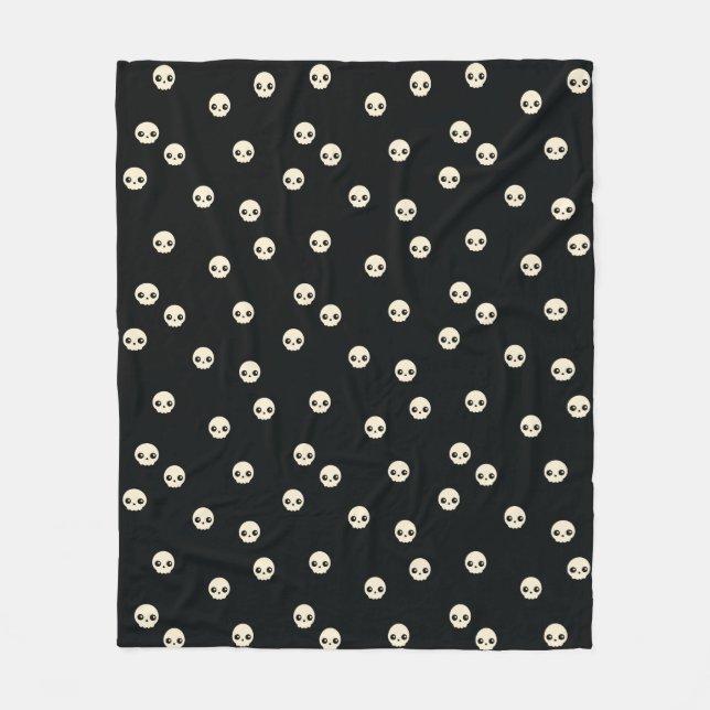 Niedlich Skulls Fleece Blanket (Vorderseite)