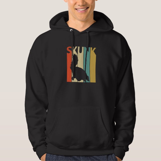 Niedlich Skunk Animal Hoodie (Vorderseite)