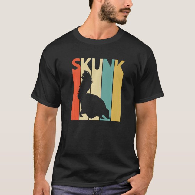 Niedlich Skunk Animal T-Shirt (Vorderseite)