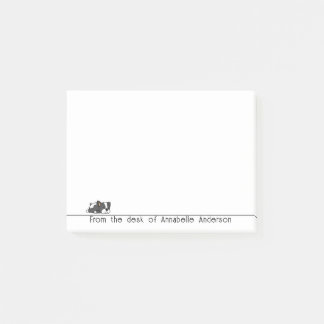 Niedlich Sleepy Boston Terrier Personalize Notes Post-it Klebezettel