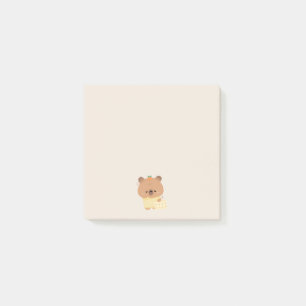 Niedlich Sleepy Capybara Post-it Klebezettel