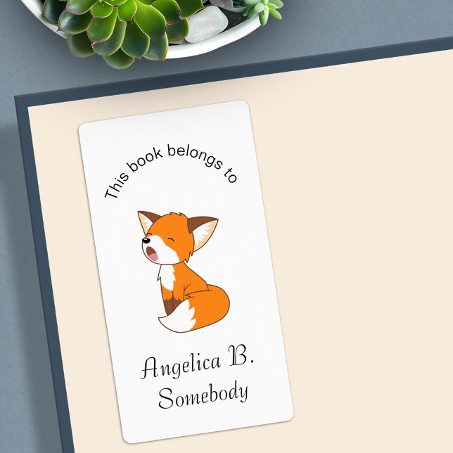 Niedlich Sleepy Little Fox Buchzeichen (Von Creator hochgeladen)