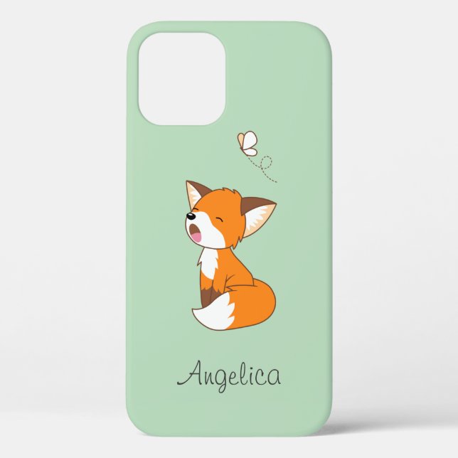 Niedlich Sleepy Little Fox Case-Mate iPhone Hülle (Rückseite)