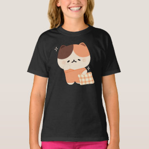 Niedlich Sleepy Tortie Cat T-Shirt