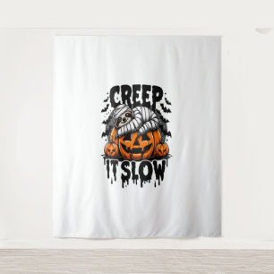Niedlich Sloth Happy Halloween Wandteppich