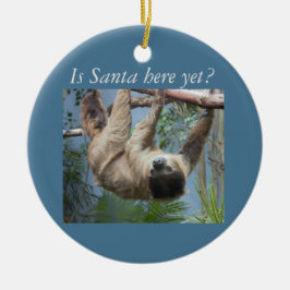 Niedlich Sloth Keramik Ornament