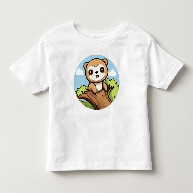 Niedlich Sloth Kleinkind T-shirt (Vorderseite)