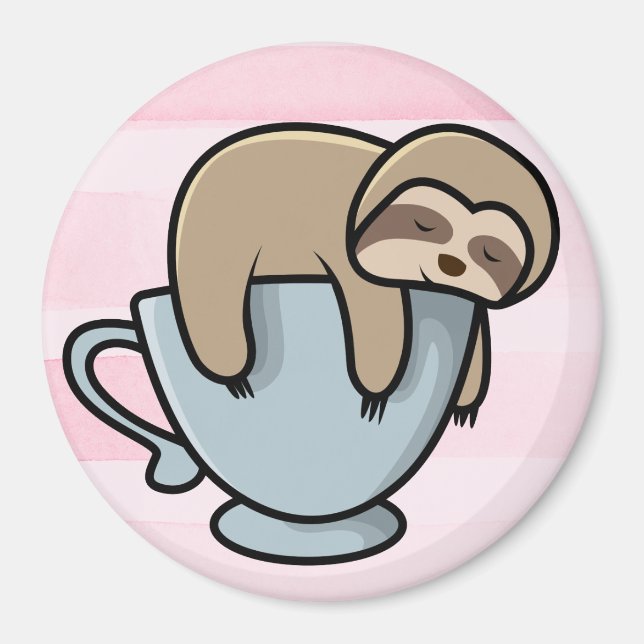 Niedlich Sloth Magnet (Vorne)