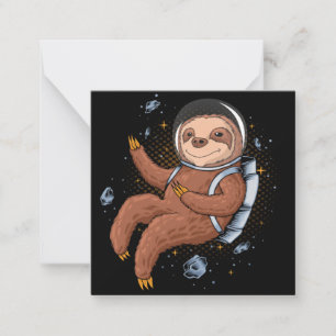 Niedlich Sloth Mitteilungskarte