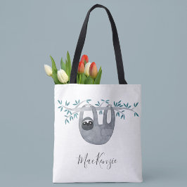 Niedlich Sloth Personalisiert Tasche