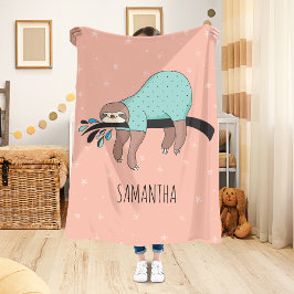 Niedlich Sloth Sherpadecke