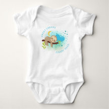 Niedlich Sloth Sweet Dreams Sleepy Head Newborn Bo