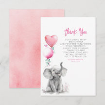 Niedlich Small Klein Baby Elephant Vielen Dank