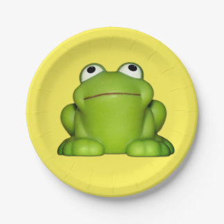 Niedlich Smiley Frog Pappteller