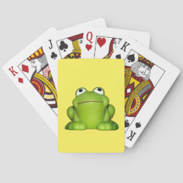 Niedlich Smiley Frog Spielkarten