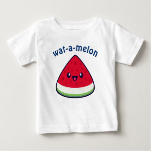 Niedlich Smiling Kawaii Watermelon Baby T-shirt
