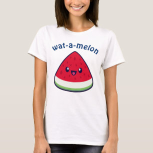 Niedlich Smiling Kawaii Watermelon T-Shirt