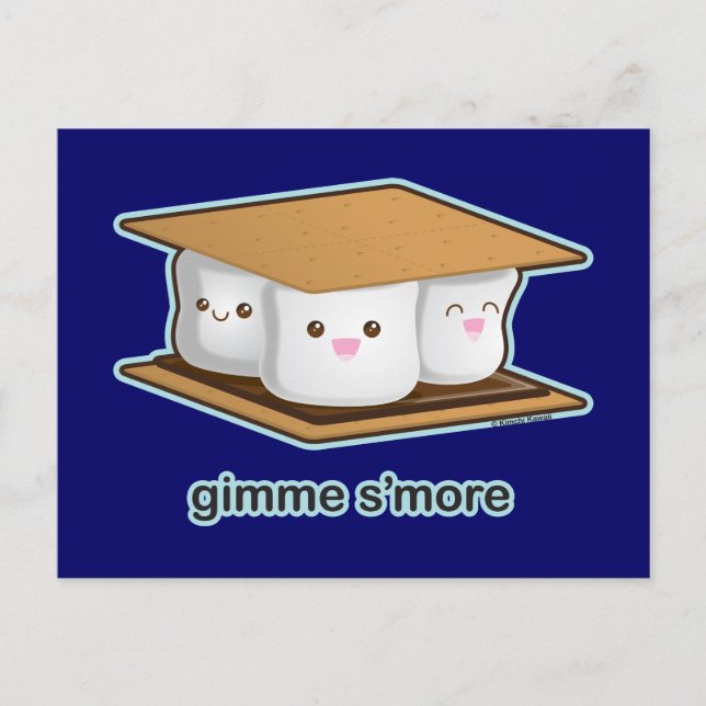 Niedlich S'more Postkarte (Vorderseite)