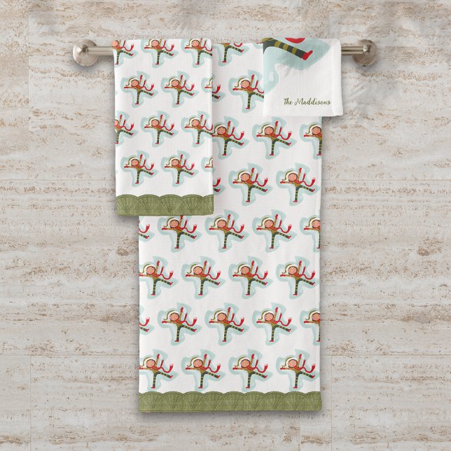 Niedlich Snow Angel Girl Badhandtuch Set (Von Creator hochgeladen)