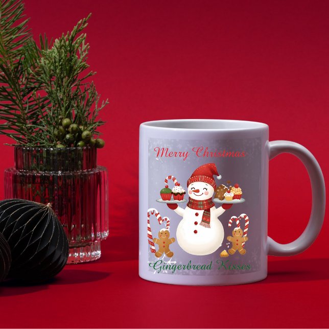 Niedlich Snowman Baker Weihnachts-Tasse Kaffeetasse (Von Creator hochgeladen)
