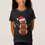 Niedlich Snowman Football Rugby Funny Christmas T-Shirt<br><div class="desc">Niedlich Snowman Football Rugby Funny Christmas</div>
