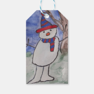 Niedlich Snowman Geschenkanhänger