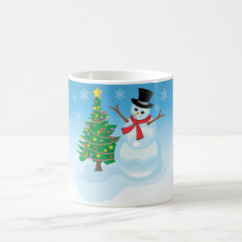 Niedlich Snowman Kaffeetasse