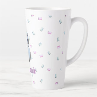 Niedlich Snowman Marshmallow Personalisiert Latte  Milchtasse