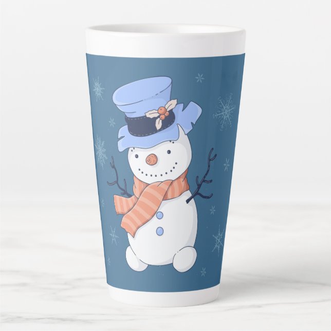 Niedlich Snowman Milchtasse (Vorderseite)