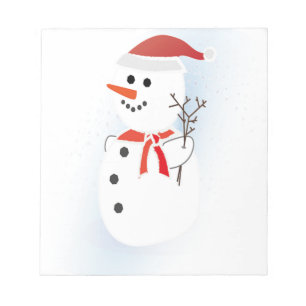 Niedlich Snowman Notizblock
