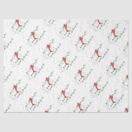 Niedlich Snowman Seidenpapier