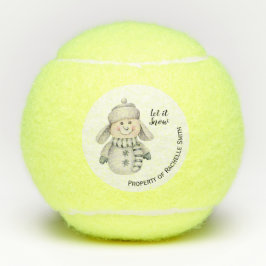 Niedlich Snowman Tennisbälle