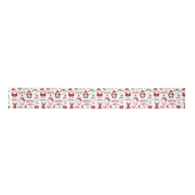 Niedlich Snowman Tissue Paper Satinband (Vorderseite)