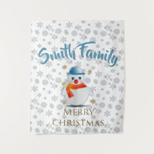 Niedlich Snowman Wandteppich