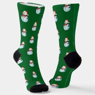 Niedlich Snowman Weihnachten Socken