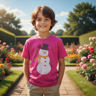 Niedlich Snowman Weihnachten T-Shirt
