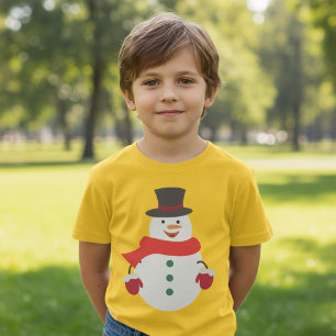 Niedlich Snowman Weihnachten T-Shirt