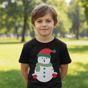 Niedlich Snowman Weihnachten T-Shirt
