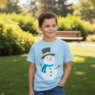Niedlich Snowman Weihnachten T-Shirt