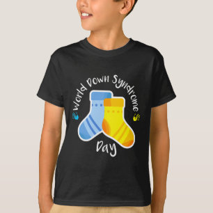 Niedlich Socks Graphic Gift World Down Syndrom Awa T-Shirt