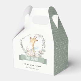 Niedlich Soft Safari Giraffe Blumengarnitur Kinder Geschenkschachtel