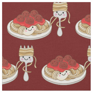 Niedlich Spaghetti Kids Kawaii Cartoon Noodles Pas Stoff