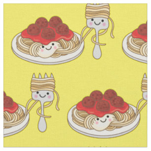 Niedlich Spaghetti Kids Kawaii Cartoon Noodles Pas Stoff