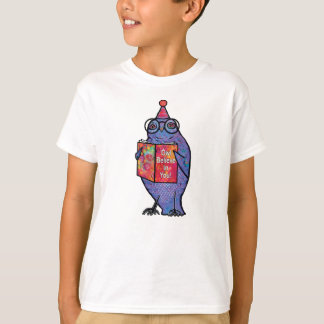 Niedlich, Spaß Eulen glauben an deinen Vogelwurm T-Shirt