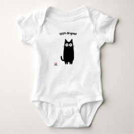 Niedlich & Spaß für Naturfreunde - Schwarze Katze Baby Strampler