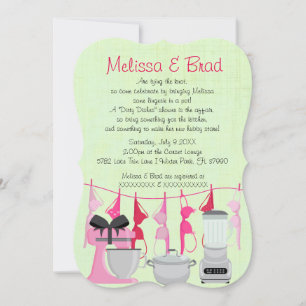 Niedlich Spaß Küche Lingerie Bridal Dusche Einladu Einladung